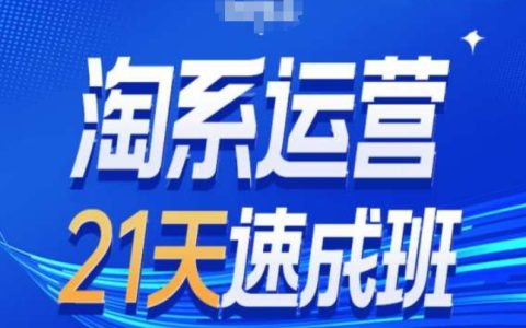 快速上手淘系运营，掌握淘系24天速成班精髓，解锁全新万相台玩法，轻松获取免费流量！