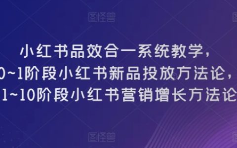 小红书营销策略全解析：从0到1的新品推广方法论，以及1到10的增长营销技巧