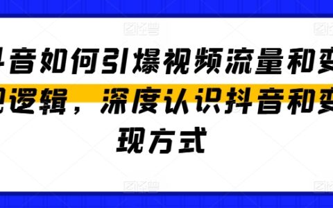 抖音视频流量引爆与变现策略，全面解析抖音平台及其盈利模式