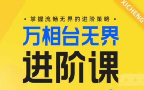 电商万相台进阶课程：学习无界流畅策略，提升电商运营技能