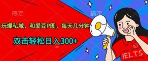 私域运营新玩法揭秘：与偶像合成图片，每日几分钟，轻松赚取300+【剖析】