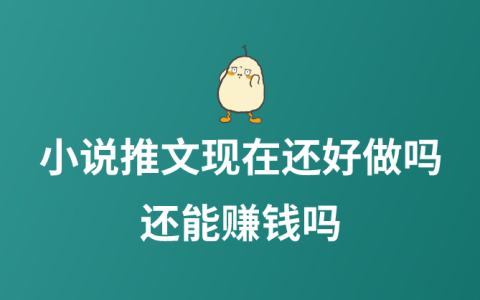 小说推文赚钱靠谱吗？探索当前市场下的盈利可能性