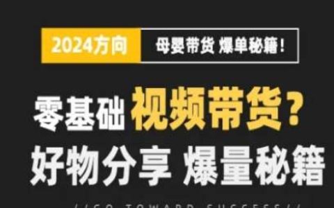 母婴短视频赛道流量实操指南：从零基础到精通视频带货与好物分享，实现爆量增长