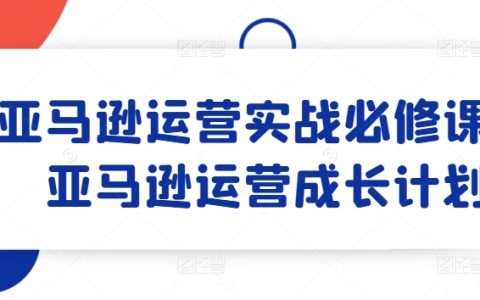 亚马逊运营实战指南：必修课程与成长计划助你快速提升运营能力