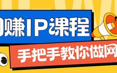 IP合伙人1.0打造指南：从零基础到网创成功，教你实现月入过万【深度揭秘】