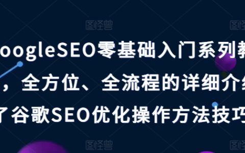 谷歌SEO新手指南：从零开始掌握搜索引擎优化全流程技巧详解