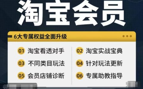 淘宝课程全解析：从新手到高手的实战秘籍，揭秘竞争对手策略，打造电商成功之路