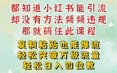 揭秘小红书流量密码：一周内轻松突破万级流量池，以减肥为例，每天稳定引流变现四位数的实战技巧