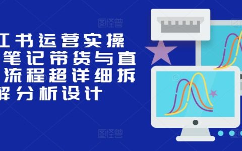 小红书实战运营教程，深度解析笔记推广与直播带货，全面流程拆解与策略设计