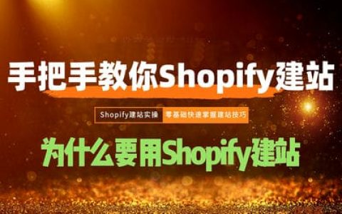 TikTok电商带货训练营+shopify 独立站搭建课程