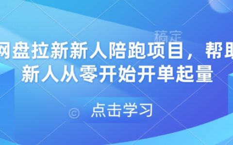 网盘推广新人扶持计划，手把手指导从零开始快速盈利（附全程陪跑教程）