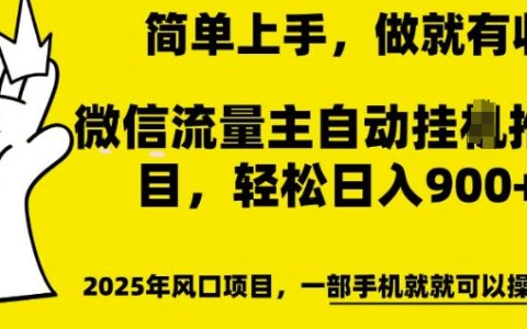 揭秘微信流量主自动推广技巧，轻松实现每日收益增加，简单步骤快速上手【实战分享】