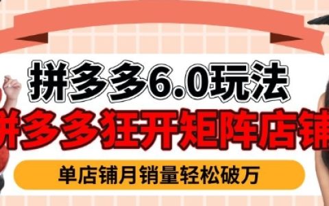 拼多多虚拟商品6.0升级版：2025新规下高利润选品实操，过万案例拆解